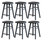 Modern Style Black Bar Stool Solid Wood Bar Stools for Dining Room