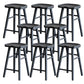 Modern Style Black Bar Stool Solid Wood Bar Stools for Dining Room
