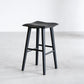 Modern Style Black Bar Stool Solid Wood Bar Stools for Dining Room