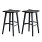 Modern Style Black Bar Stool Solid Wood Bar Stools for Dining Room