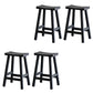 Modern Style Black Bar Stool Solid Wood Bar Stools for Dining Room