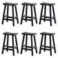 Modern Style Black Bar Stool Solid Wood Bar Stools for Dining Room
