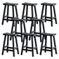 Modern Style Black Bar Stool Solid Wood Bar Stools for Dining Room