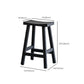 Modern Style Black Bar Stool Solid Wood Bar Stools for Dining Room