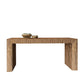 Modern Style Bar Dining Table Rectangle Solid Wood Bar Table for Kitchen Natural Without Chairs Clearhalo 'Bar Furniture' 'Bar Tables' 'bar_tables' 'furn' 'furn_bar_tables' 'Furniture' 'Kitchen & Dining Furniture' 7410609