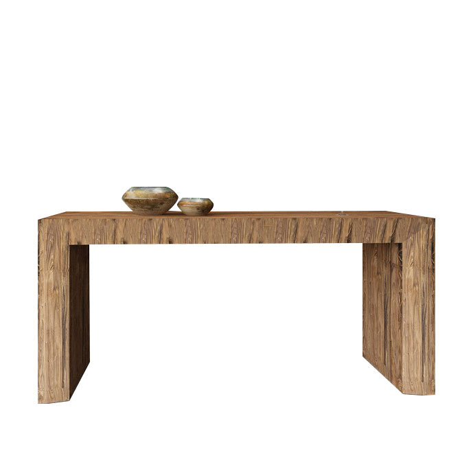 Modern Style Bar Dining Table Rectangle Solid Wood Bar Table for Kitchen Natural Without Chairs Clearhalo 'Bar Furniture' 'Bar Tables' 'bar_tables' 'furn' 'furn_bar_tables' 'Furniture' 'Kitchen & Dining Furniture' 7410609