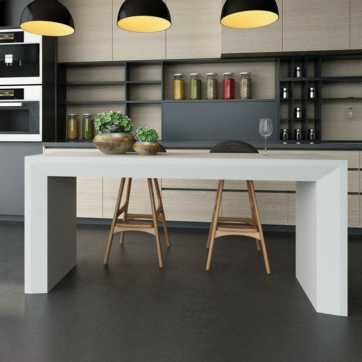 Modern Style Bar Dining Table Rectangle Solid Wood Bar Table for Kitchen Clearhalo 'Bar Furniture' 'Bar Tables' 'bar_tables' 'furn' 'furn_bar_tables' 'Furniture' 'Kitchen & Dining Furniture' 7410619