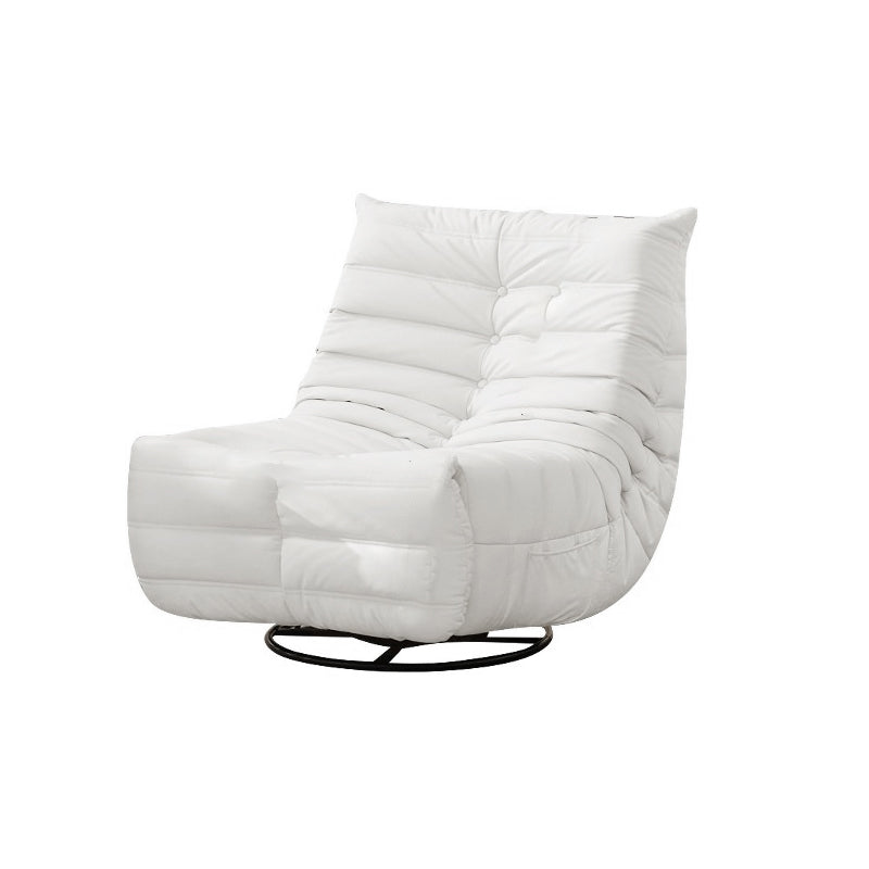 Tasche laterali per bilanciere in metallo con poltrona reclinabile contemporanea