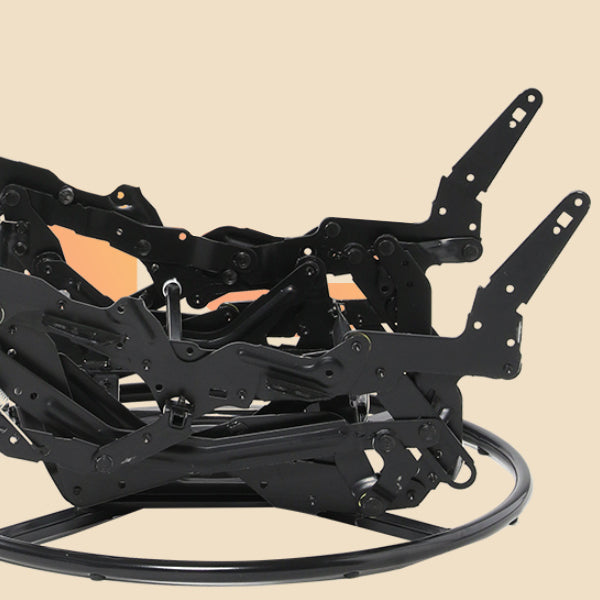 Tasche laterali per bilanciere in metallo con poltrona reclinabile contemporanea