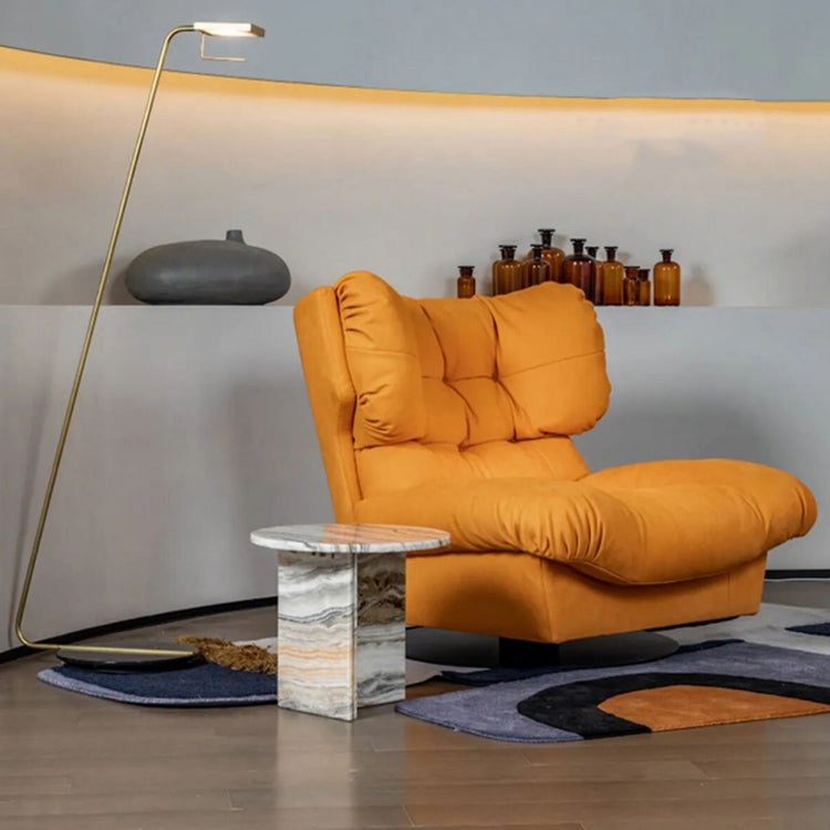 Sedia reclinabile contemporanea Tessuto di base per base di colore stabile per interni