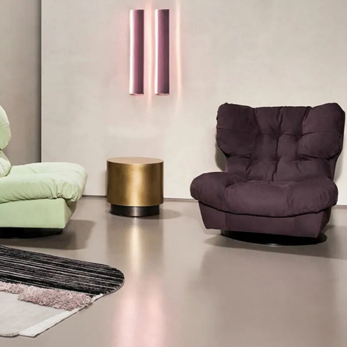 Sedia reclinabile contemporanea Tessuto di base per base di colore stabile per interni