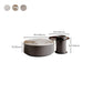 Slate Nesting Coffee Table Set Pedestal Cocktail Table with Drawers Clearhalo 'Coffee & Accent Tables' 'Coffee Tables' 'coffee_tables' 'furn' 'furn_coffee_tables' 'Furniture' 'Living Room Furniture' 7410756