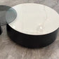 Round Stone Coffee Table Pedestal Nesting Coffee Table Set with Drawer Clearhalo 'Coffee & Accent Tables' 'Coffee Tables' 'coffee_tables' 'furn' 'furn_coffee_tables' 'Furniture' 'Living Room Furniture' 7410792