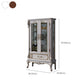 Traditional Glass Doors Curio Cabinet Birch Storage Cabinet for Home Clearhalo 'Display & China Cabinets' 'display_china_cabinets' 'furn' 'furn_display_china_cabinets' 'Furniture' 'Kitchen & Dining Furniture' 7411398