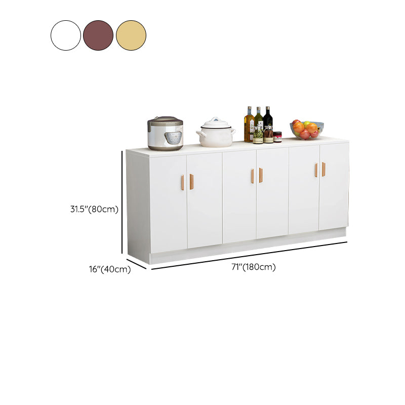 Moderno moderno mobile ingegnerizzato ingegneri di scaffalatura regolabile in legno con porte