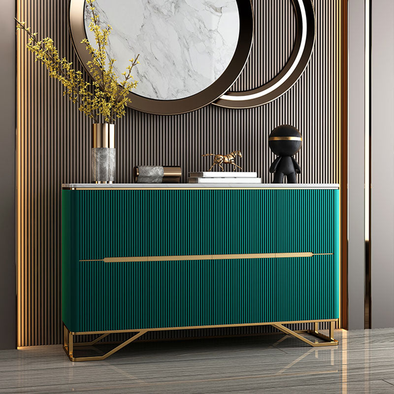 Tavolo da tavolo a buffet glam tavolo laboard di pietra con gambe per cucina