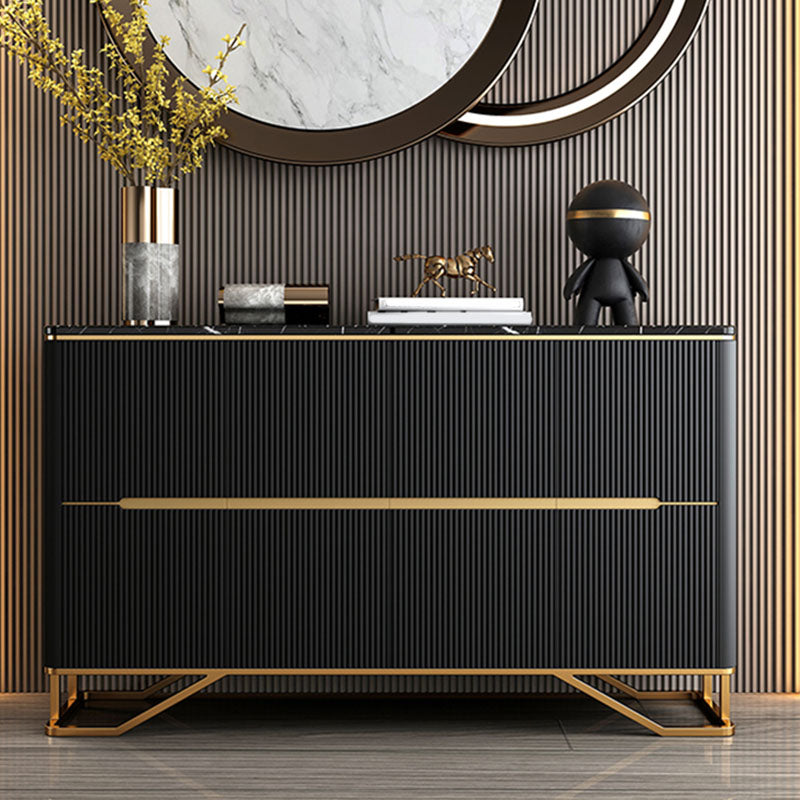 Tavolo da tavolo a buffet glam tavolo laboard di pietra con gambe per cucina