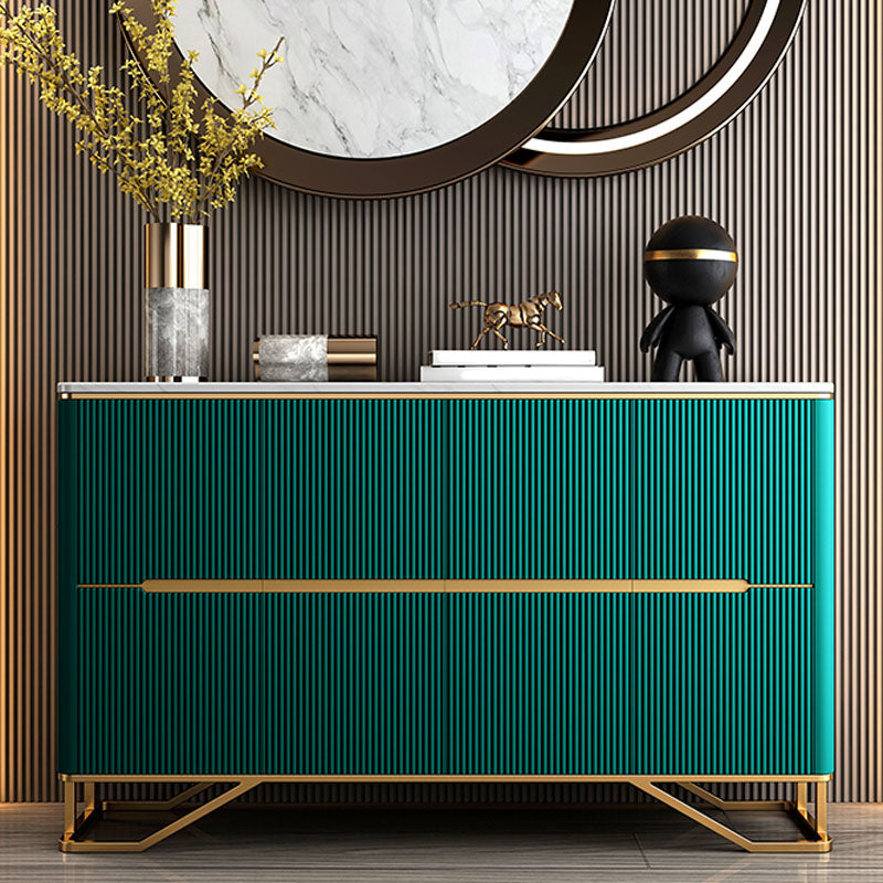 Tavolo da tavolo a buffet glam tavolo laboard di pietra con gambe per cucina