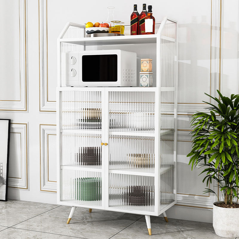 Server contemporaneo porte in metallo server da pranzo con porte per soggiorno