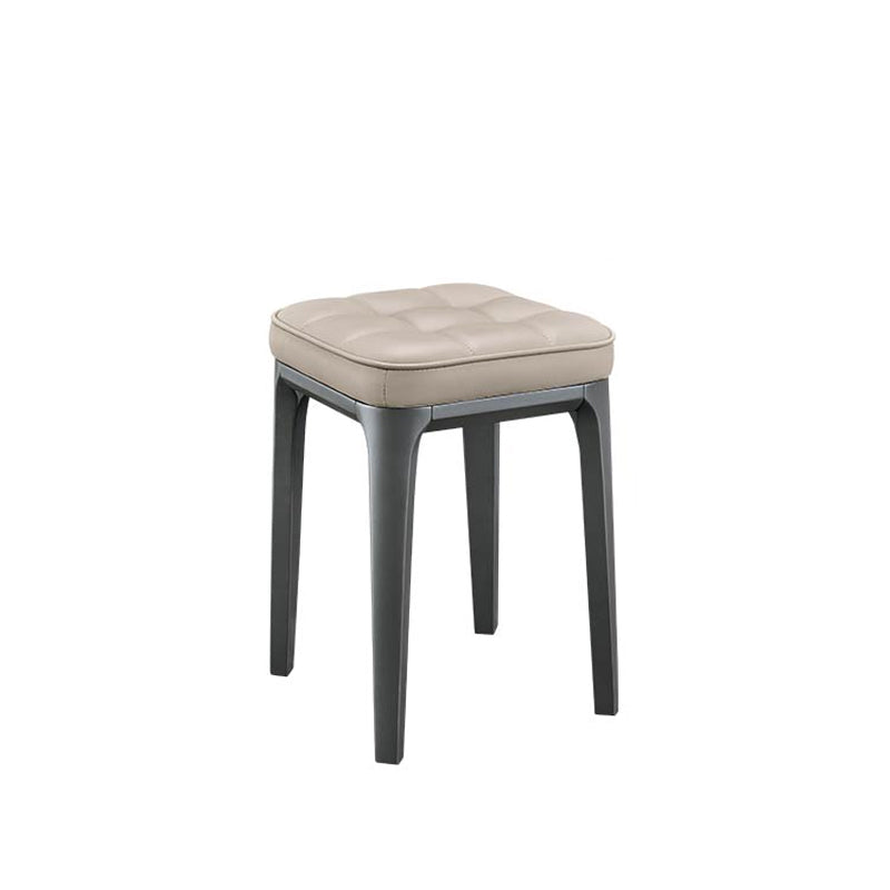 Contemporary Standard Square Leather Standard With Legs for Home 1 Piece Clearhalo 'furn' 'furn_ottomans_poufs' 'Furniture' 'Living Room Furniture' 'Ottomans & Poufs' 'ottomans_poufs' 7411726
