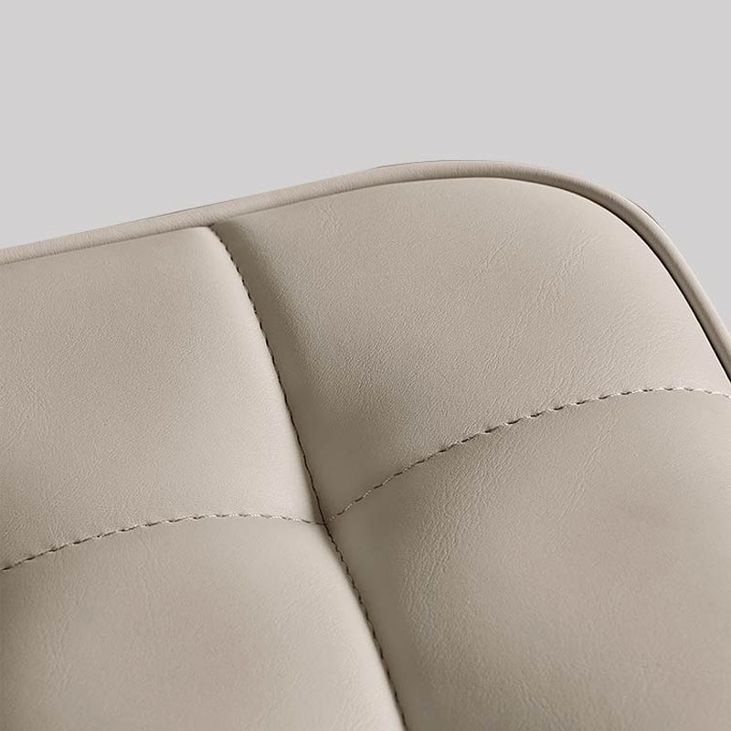 Contemporary Standard Square Leather Standard With Legs for Home Clearhalo 'furn' 'furn_ottomans_poufs' 'Furniture' 'Living Room Furniture' 'Ottomans & Poufs' 'ottomans_poufs' 7411727