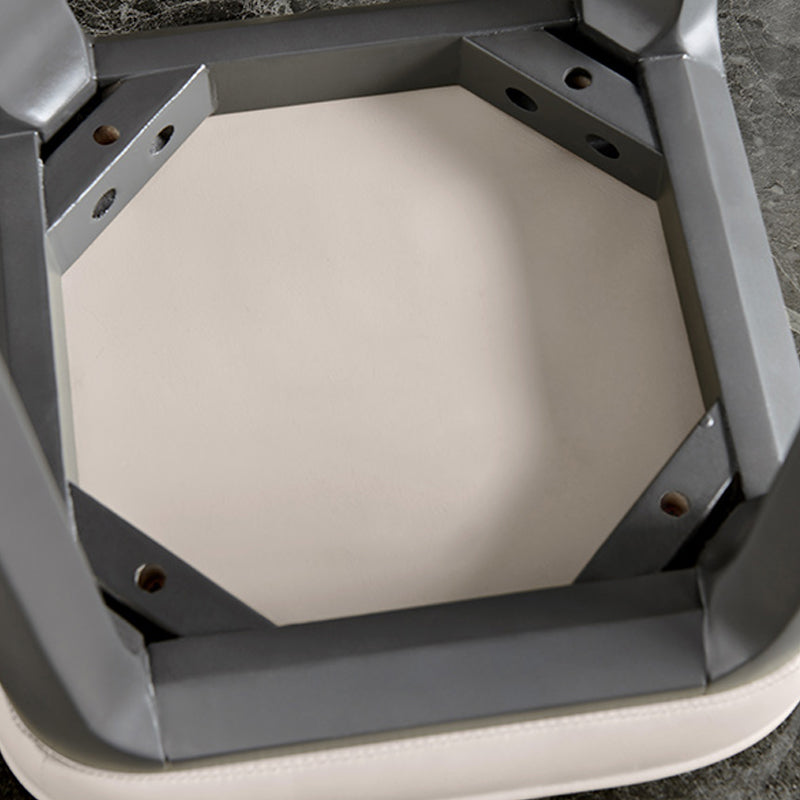 Contemporary Standard Square Leather Standard With Legs for Home Clearhalo 'furn' 'furn_ottomans_poufs' 'Furniture' 'Living Room Furniture' 'Ottomans & Poufs' 'ottomans_poufs' 7411729