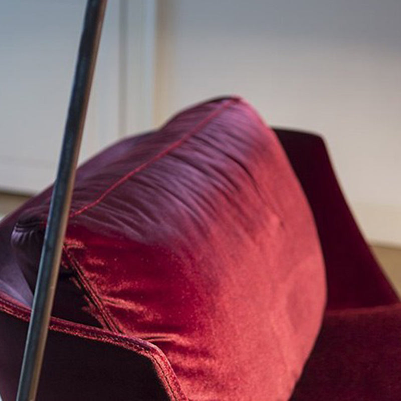 Scandinavian Upholstered Chaise Lounge Couch Armless Chaise Lounge Chair in Apple Red Clearhalo 'Chairs & Seating' 'Chaise Lounge' 'chaise_lounge' 'furn' 'furn_chaise_lounge' 'Furniture' 'Living Room Furniture' 7412847