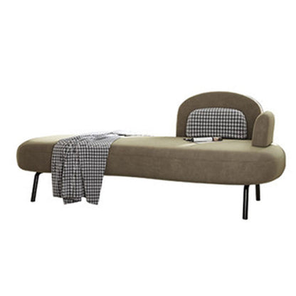 Scandinavian Chaise Lounge Couch Solid Color Chaise Lounge for Bedroom Right-Arm Chaise Clearhalo 'Chairs & Seating' 'Chaise Lounge' 'chaise_lounge' 'furn' 'furn_chaise_lounge' 'Furniture' 'Living Room Furniture' 7412854