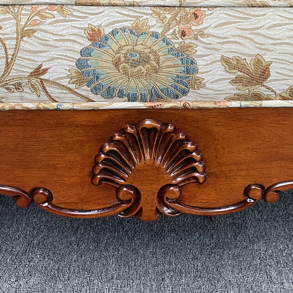 French Country Upholstered Chaise Lounge Couch Rolled Arms Chaise Lounge Chair Clearhalo 'Chairs & Seating' 'Chaise Lounge' 'chaise_lounge' 'furn' 'furn_chaise_lounge' 'Furniture' 'Living Room Furniture' 7412877