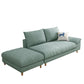 Modern Chaise Lounge Solid Color Chaise Lounge Couch with Pillows