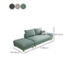 Modern Chaise Lounge Solid Color Chaise Lounge Couch with Pillows