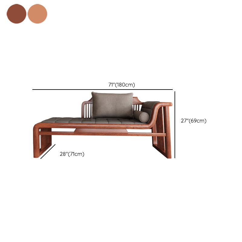 Modern Chaise Lounge Faux Leather Chaise Lounge Sofa for Living Room
