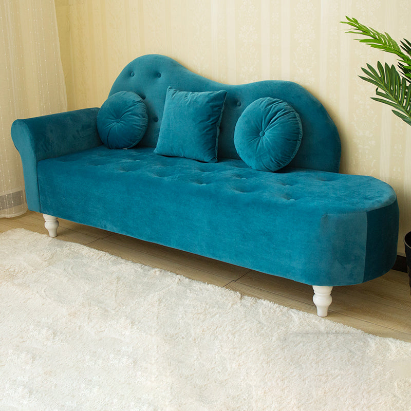 Glam Chaise Lounge Divano Chaise Lounge in velluto per soggiorno