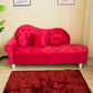 Glam Chaise Lounge Divano Chaise Lounge in velluto per soggiorno