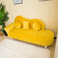 Glam Chaise Lounge Divano Chaise Lounge in velluto per soggiorno