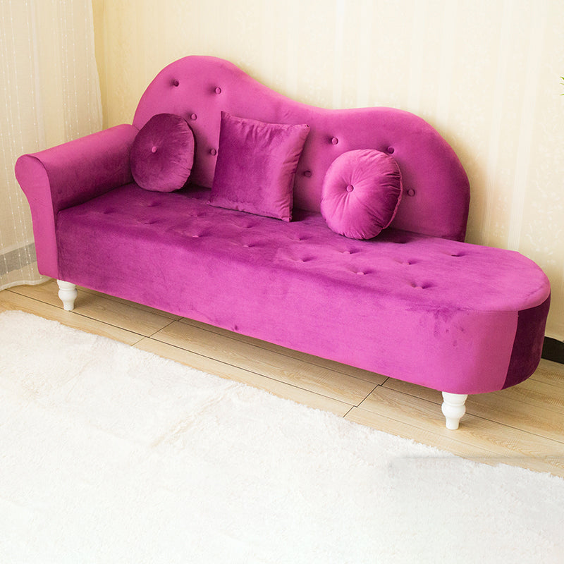 Glam Chaise Lounge Divano Chaise Lounge in velluto per soggiorno