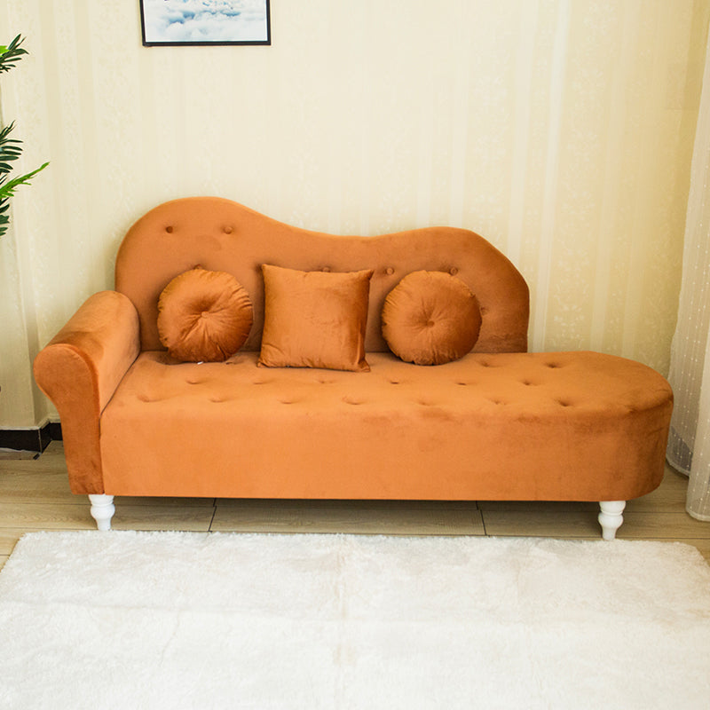 Glam Chaise Lounge Divano Chaise Lounge in velluto per soggiorno