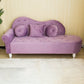 Glam Chaise Lounge Divano Chaise Lounge in velluto per soggiorno