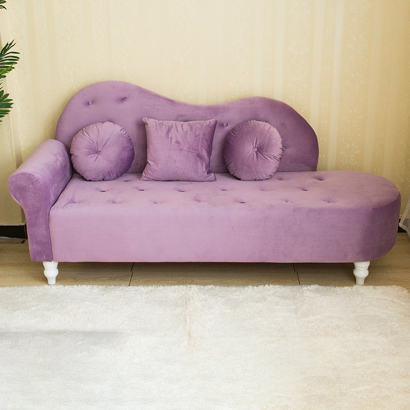 Glam Chaise Lounge Divano Chaise Lounge in velluto per soggiorno