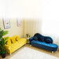 Glam Chaise Lounge Divano Chaise Lounge in velluto per soggiorno
