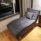 Modern Cushioned Chaise Lounge Armless Chaise for Bedroom and Living Room