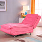 Modern Cushioned Chaise Lounge Armless Chaise for Bedroom and Living Room