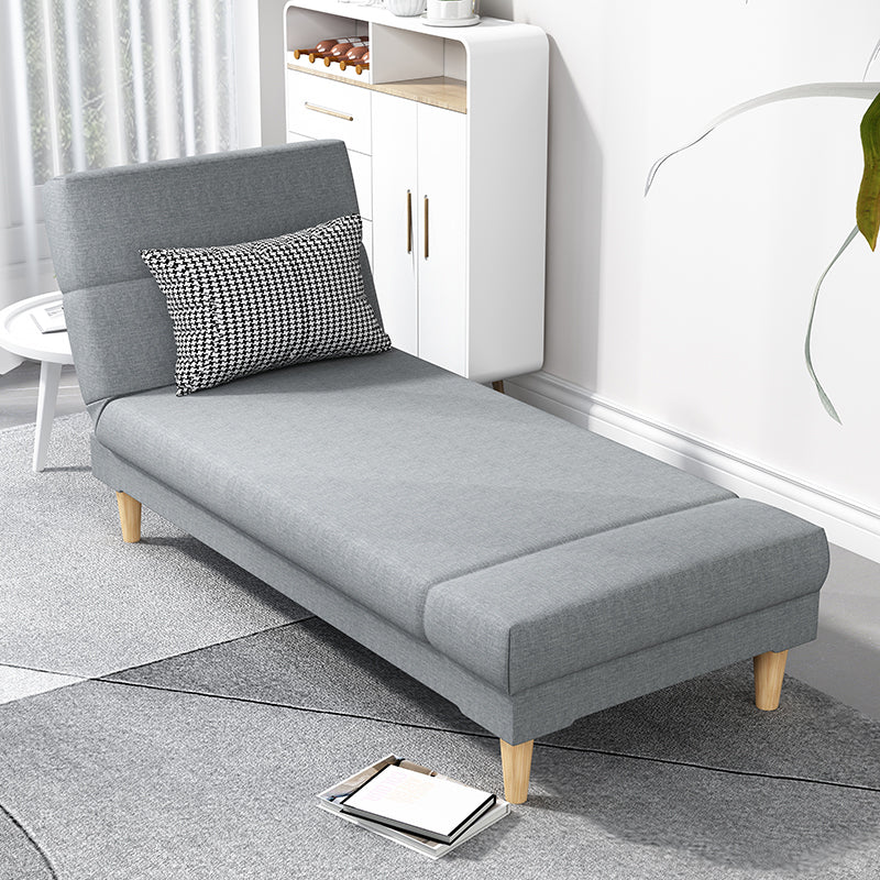 Divano chaise lounge scandinavo in tinta unita senza braccioli