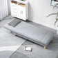 Divano chaise lounge scandinavo in tinta unita senza braccioli