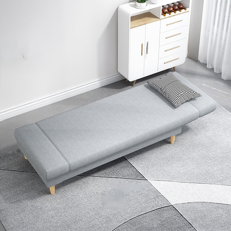 Divano chaise lounge scandinavo in tinta unita senza braccioli
