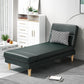 Divano chaise lounge scandinavo in tinta unita senza braccioli