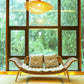 Traditional Rattan Cushioned Yoga Chaise Lounge Chair with Arms and Pillow Accent Chair Clearhalo 'Chairs & Seating' 'Chaise Lounge' 'chaise_lounge' 'furn' 'furn_chaise_lounge' 'Furniture' 'Living Room Furniture' 7413079