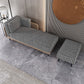 Cushioned Chaise Lounge Houndstooth Chaise Lounge Sofa with Arm