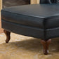 Traditional Chaise Lounge Leather Chaise Lounge Sofa with Arm