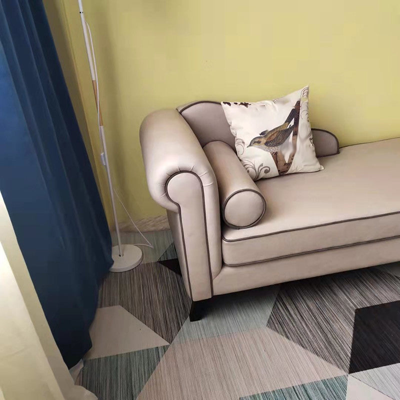 Living Room Rolled Arms Chaise Lounge Modern Chaise with Linen Upholster Clearhalo 'Chairs & Seating' 'Chaise Lounge' 'chaise_lounge' 'furn' 'furn_chaise_lounge' 'Furniture' 'Living Room Furniture' 7413185